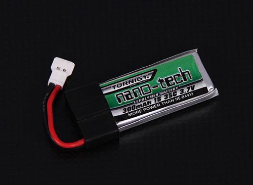 N300.1S.35-NE Turnigy nano-tech 300mah 1S 35~70C Lipo Pack (Fits Nine Eagles Solo-Pro 100) (20384) [